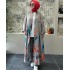 Cross border foreign trade spot women's clothing 2024 loose new fashion printed long cardigan casual wide leg pants two-piece set