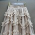 Australian French niche heavy industry fluffy mesh spliced cake skirt long skirt A2 # 8736