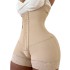 Cross border foreign trade four row buckle shapewear Fajas Colombianas Tummy Contro thick mesh fabric