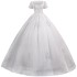 Main Wedding Dress Bridal 2024 New Style Large Tailed Female Short French Heavy Industry Summer One Shoulder Palace Style