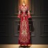 Velvet Xiuhe Dress 2024 New Chinese Bridal Dress Wedding Dress Toasting Dress Wedding Dress Dragon and Phoenix Coat Women Autumn and Winter