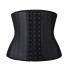 25 bone Waist Trainer Belt matte shapewear zipper 14 breasted waistband rubber bodysuit