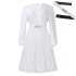 D497 European and American cross-border new independent station V-neck fashionable temperament elegant solid color pleated plus size African dress