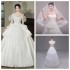 Satin plus size wedding dress with French main yarn 2024 new heavy industry retro elegant temperament adult gift light luxury fat dress