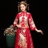 Xiuhe Dress Bride 2024 Autumn/Winter Large Wedding Dress Men and Women's Set Chinese Collective Wedding Dress Couple