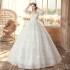 Main Wedding Dress Female 2024 New Brides Pregnant Women Autumn/Winter Cover Belly Large Long Sleeve Dreamy Forest Series Light and Neat Diamond Beads