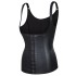 Latex Vest Cross border Amazon Smooth Rubber Waist with Waist and Waist, Zipper Latex Tank Top, Inner Buckle Shapewear