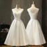 Small Dress Female 2024 New Style Elegant Graduation Party Dress Short White Registration Travel Photography Light Wedding Dress