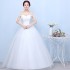 Wedding Dress 2024 New Korean Style One Shoulder Flat Puff Skirt Large Size Looks Thin Spring Wedding Bridal Dress