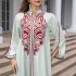 Muslim dress, Middle Eastern robe, women's cross-border evening gown, embroidered dress, wholesale for foreign trade