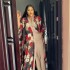 Cross border Wish African women's dress large swing two-piece set chiffon flowing digital printing manufacturer in stock