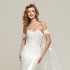 French style main wedding dress 2024 new simple one shoulder satin slimming fish tail wedding dress with detachable tail when going out