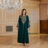 Cross border Middle East Saudi Arabia Dubai Women's Robe Muslim Rope Embroidered Robe Women's Elegant Dress Foreign Trade Wholesale