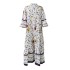 FD313 Spot Fashion Foreign Trade Women's Wear 2024 Autumn/Winter Fashion Printed Bohemian Long Dress