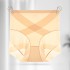 Summer high waisted 10D lightweight ice silk high elasticity cross abdominal compression beauty and hip lifting women's 7A antibacterial safety underwear women