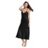 Manufacturer's direct supply of sleepwear, women's summer camisole nightgown, sexy V-neck long nightgown, home sleepwear