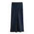 Foreign Trade 2024 Summer New Women's Clothing French Fashion Silk Texture High Waist Long Half length Skirt for Women 8632845