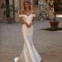 European and American cross-border Amazon foreign trade one shoulder satin detachable slim fit fish tail wedding dress new two-piece wedding dress