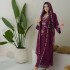 XQY500281 Cross border 2024 Summer Amazon Middle East New Long Robe Hot Stamped Home and Outdoor Dress