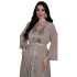 XQY500261 Amazon Four Seasons Commuter Tank Top+Coat Dress Chiffon Hot Diamond Muslim Set Robe