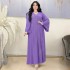 XQY500054 Foreign Trade Middle East Muslim Hot Diamond Loose Edition Robe Dress Saudi Arabian Muslim