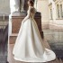 Main Wedding Dress 2024 New Winter Bridal High Collar Long Sleeve Lace Slimming Fantasy Luxury A-line Edition Wedding Dress