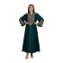 Cross border Middle East Saudi Arabia Dubai Women's Robe Muslim Rope Embroidered Robe Women's Elegant Dress Foreign Trade Wholesale