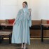 XQY500202 Middle East Spring/Summer New Style Sparkle Hot Diamond Fashion Urban Leisure Coat Robe without Headscarf