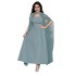 XQY500244 Amazon Cross border Muslim Women's Clothing with sequins, tassels, rhinestones, long robes, shawl dresses