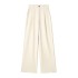 AliExpress Women's 2024 Summer New Fashionable Casual Loose pleated High waisted Wide Pants Long Pants 7102528