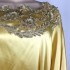 African women's dress cross-border hot selling silk fabric round neck with diamond lace robe source goods