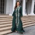 Middle East Foreign Trade Abaya Arab Robe Women's Embroidered Muslim Dubai Robe Cross border Wholesale Evening Dress