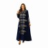 Cross border Middle East Muslim gowns Women's clothes quick sale Dubai Türkiye abaya sequins gowns foreign trade wholesale