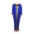 African women's clothing Muslim style OL temperament women's clothing stretch cloth robe round neck large swing dress