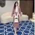 Korean style atmosphere small fragrant style set for women 2024 new fashionable temperament reduced age half body skirt two-piece set