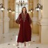 Middle East Musilin women's clothing, Saudi Arabia, Dubai embroidery robe, Abaya rope embroidery dress, foreign trade wholesale