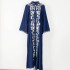 Cross border Muslim Middle Eastern Robe Women's Abaya Embroidered Dress Evening Dress Dubai Women's Foreign Trade Wholesale