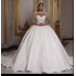 Gaoding New Heavy Industry Nail Bead Puff Skirt Wedding Dress Female Bride French Luxury Big Tail T706 Pure White