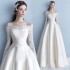 Qidi Wedding Dress 2024 New Summer European and American Style Wedding Light Master Wedding Dress Lace Satin Tail