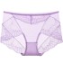 Women's lace underwear, women's plus size sexy transparent seamless mesh, cotton crotch, mid waist triangle underwear wholesale