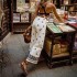 Spot AliExpress New Cross border Women's Fashion Printed Bohemian Beach Vacation High Waist Wide Leg Pants