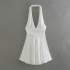 Foreign trade 2024 summer new women's clothing European and American style fashionable silk satin hanging neck backless dress 4772281