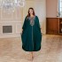 Foreign Trade Middle East Muslim Women's Robe Summer Dubai Abaya Banquet Dress Fashion Rope Embroidered Women's Dress