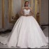 Gaoding New Heavy Industry Nail Bead Puff Skirt Wedding Dress Female Bride French Luxury Big Tail T706 Pure White