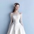 Qidi Wedding Dress 2024 New Summer European and American Style Wedding Light Master Wedding Dress Lace Satin Tail