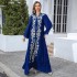 Cross border Muslim Middle Eastern Robe Women's Abaya Embroidered Dress Evening Dress Dubai Women's Foreign Trade Wholesale