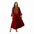 Middle Eastern Muslim Robe Women's Cross border Dubai Amazon Abaya Rope Embroidered Women's Robe Wholesale Foreign Trade New