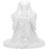 Cross border foreign trade women's long bridal gowns, sheer underwear, maternity bathrobes, photography, dreamy wedding party morning gowns