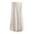 Foreign Trade 2024 Summer New Women's Clothing French Fashion Silk Texture High Waist Long Half length Skirt for Women 8632845