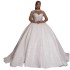 Gaoding New Heavy Industry Nail Bead Puff Skirt Wedding Dress Female Bride French Luxury Big Tail T706 Pure White